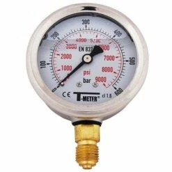 Manomètre à Bain De Glycérine 0-25 Bars - Ø63 - Radial De T-meter