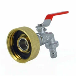 MULTICUVES Raccord Cuve Eau S60X6 Laiton - Robinet Laiton Chromé 15 Mm -Recuperation de pluie Magasin 12131891 3