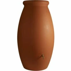 Récupérateur D'eau De Pluie Jarre 500 L + Kit Raccord Chéneau - Terre Cuite - BelliJardin - Terrecuite