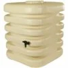Récupérateur D'eau De Pluie Cubique 1000 L + Kit Raccord Chéneau - Beige - BelliJardin - Beige