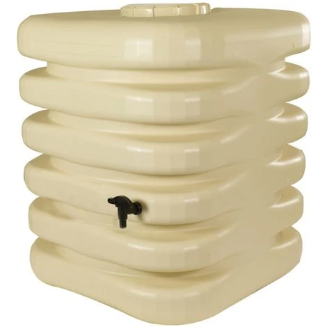Récupérateur D'eau De Pluie Cubique 1000 L + Kit Raccord Chéneau - Beige - BelliJardin - Beige 3 Récupérateur D'eau De Pluie Cubique 1000 L + Kit Raccord Chéneau - Beige - BelliJardin - Beige