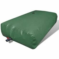 VidaXL Réservoir D'eau Pliable PVC 3000 L - Vert