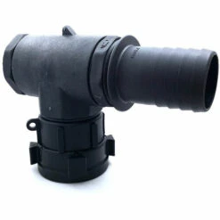 MULTITANKS Raccord Femelle S60x6 écrou Tournant Avec Coude 90°et Sortie Male Cannelé 50mm - 50mm -Recuperation de pluie Magasin 1634303 3