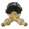 MULTITANKS Sélecteur 2 Voies En Laiton Pour Cuve IBC -Recuperation de pluie Magasin 1634398 1
