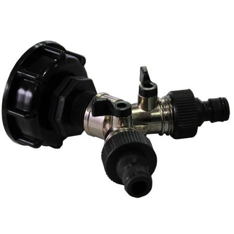 MULTITANKS Sélecteur 2 Voies En Zinc Pour Cuve IBC 1000 Litres 4 MULTITANKS Sélecteur 2 Voies En Zinc Pour Cuve IBC 1000 Litres – Image 2