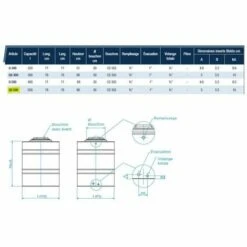 ROTOTEC Réservoir Pe Type Cb 500l Bleu - Bleu -Recuperation de pluie Magasin 18122058 5