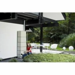 Réservoir Eau De Pluie Mural SLIM 650L Sable - GARANTIA -Recuperation de pluie Magasin 1983009 3