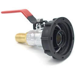 MULTITANKS Raccord S60x6 Avec Robinet En Laiton à Boisseau Sphérique Sortie Cannelée 19mm -Recuperation de pluie Magasin 20242003 3