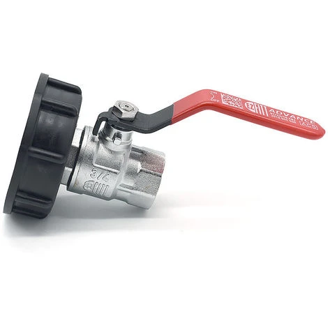 MULTITANKS Raccord S60x6 Avec Robinet En Laiton à Boisseau Sphérique Sortie Femelle 3/4'' 4 MULTITANKS Raccord S60x6 Avec Robinet En Laiton à Boisseau Sphérique Sortie Femelle 3/4'' – Image 2