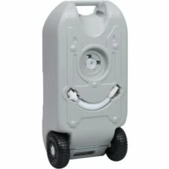 VidaXL Réservoir D'eau Sur Roues Pour Camping 40 L Gris -Recuperation de pluie Magasin 20297218 4