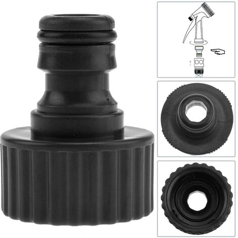 PrimeMatik - Raccord Rapide Avec Filetage Femelle 3/4 "pour Tuyau 4 PrimeMatik - Raccord Rapide Avec Filetage Femelle 3/4 "pour Tuyau – Image 2