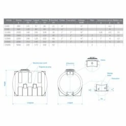 ROTOTEC Réservoir Pe Type Cho 500l Gris - Gris -Recuperation de pluie Magasin 23529456 5