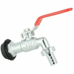 MULTICUVES Robinet Laiton Chromé 15 Mm Pour Récupérateur Eau Pluie