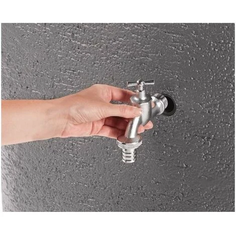 SUINGA Réservoir Extérieur Design 275 Litres 80x40x105 Cm Gris 5 SUINGA Réservoir Extérieur Design 275 Litres 80x40x105 Cm Gris – Image 3