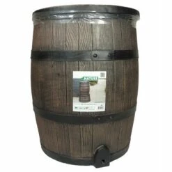 TRUE DEAL Nature Baril D'eau De Pluie Avec Aspect De Bois 120L 50,5x66 Cm Marron 10 TRUE DEAL Nature Baril D'eau De Pluie Avec Aspect De Bois 120L 50,5x66 Cm Marron -Recuperation de pluie Magasin 28061435 4