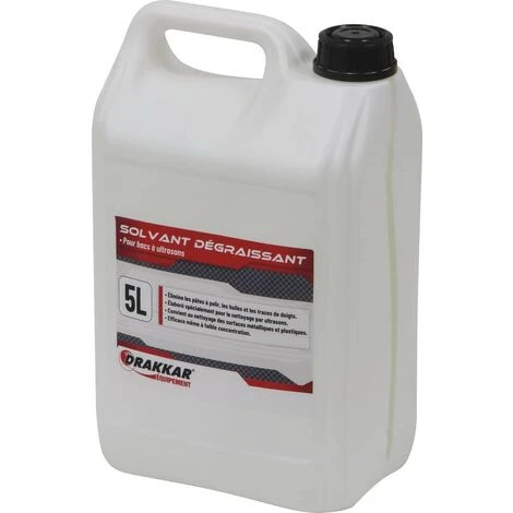 DRAKKAR EQUIPEMENT SOLVANT DEGRAISSANT POUR BAC A ULTRASONS BIDON 5L -S14356 3 DRAKKAR EQUIPEMENT SOLVANT DEGRAISSANT POUR BAC A ULTRASONS BIDON 5L -S14356