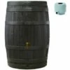 Graf Tonneau Vino 250 L Brun Avec Robinet PE Imitation Laiton Et Collecteur Filtrant Eco Gris. 1 Graf Tonneau Vino 250 L Brun Avec Robinet PE Imitation Laiton Et Collecteur Filtrant Eco Gris. -Recuperation de pluie Magasin 29432259 1