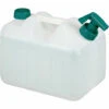 Relaxdays Bidon D’eau Avec Robinet, 10 Litres, Plastique Sans BPA, Couvercle, Poignée, Réservoir, Blanc/vert -Recuperation de pluie Magasin 35401022 1