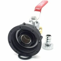 SUNFLOWER Robinet à Boisseau Sphérique,Filetage Male 3/4 Pouce Pas Gaz, Sortie 3/4'', Embout Male Canelé 15mm -Recuperation de pluie Magasin 36842204 2