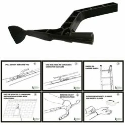 GUAZHUNIFR Outil De Nettoyage Ingénieux Pour Gouttière - Outil De Nettoyage Pour La Maison Et L'extérieur - Outil De Nettoyage De Gouttière - Outil De Nettoyage Pour Gouttière -Recuperation de pluie Magasin 41869166 5