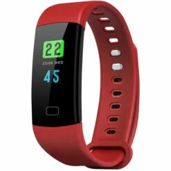Montre Connectée Smartek HRB-10AR Smartband Montre Intelligente Bracelet D'activité Pour Moniteur De Santé IP67 Rouge - Rouge -Recuperation de pluie Magasin 41870013 3