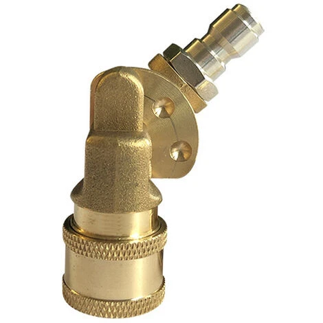 GUAZHUNIFR Connecteur De Nettoyeur Haute Pression, Pointes De Nettoyeur Haute Pression Fixation De Nettoyeur De Gouttière 1/4 Pouce Déconnexion Rapide Adaptateur De Tuyau Haute Pression En Laiton à 180 3 GUAZHUNIFR Connecteur De Nettoyeur Haute Pression, Pointes De Nettoyeur Haute Pression Fixation De Nettoyeur De Gouttière 1/4 Pouce Déconnexion Rapide Adaptateur De Tuyau Haute Pression En Laiton à 180