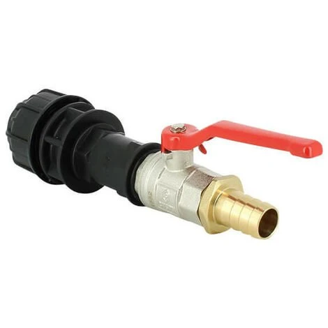 MULTICUVES Vanne 1/4 De Tour Laiton - Cannelé 19 Mm - Kit Couplage Cuve 4 MULTICUVES Vanne 1/4 De Tour Laiton - Cannelé 19 Mm - Kit Couplage Cuve â Image 2