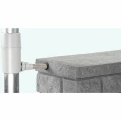 GRAF® Graf Cuve Décorative MUR ROCKY - 400L - Gris Granite -Recuperation de pluie Magasin 49708 3