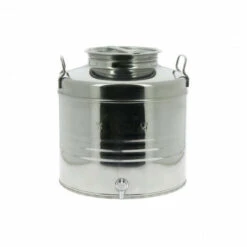 APICULTURE.NET - MATÉRIEL APICOLE FRANÇAIS Fût Inox 30 L Bas Avec Robinet Pour Huile D'olive