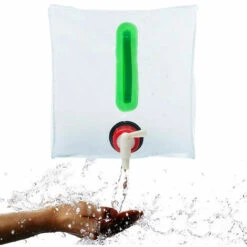 Bidon D'eau Réservoir D'eau Portable Pliable PVC Grande Capacité Pour Camping D'escalade Extérieur Hurricane Flood Tremblement De Terre Les Urgences - 20L，Fontainebleau -Recuperation de pluie Magasin 52531073 3