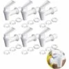6 Pcs Plastique Robinet, Robinet Distributeur Tonneau, Distributeur De Boissons, Pas De Gouttes, Pas De Fuites, Pour Fermenter Le Vin, La Bière, Le Jus De Fruits, Bec Verseur Réutilisable, Blanc,Starlight -Recuperation de pluie Magasin 53317820 1