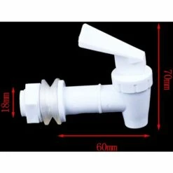 6 Pcs Plastique Robinet, Robinet Distributeur Tonneau, Distributeur De Boissons, Pas De Gouttes, Pas De Fuites, Pour Fermenter Le Vin, La Bière, Le Jus De Fruits, Bec Verseur Réutilisable, Blanc,Starlight -Recuperation de pluie Magasin 53317820 2