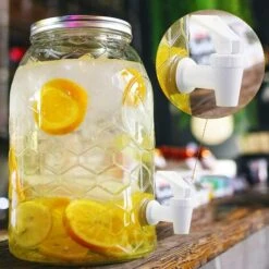 6 Pcs Plastique Robinet, Robinet Distributeur Tonneau, Distributeur De Boissons, Pas De Gouttes, Pas De Fuites, Pour Fermenter Le Vin, La Bière, Le Jus De Fruits, Bec Verseur Réutilisable, Blanc,Starlight -Recuperation de pluie Magasin 53317820 3