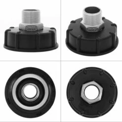 ECHOO 1000L IBC Adaptateur De Réservoir Tote Tank Drain Adaptateur En Acier Inoxydable Pour Robinetterie De Rechange 3/4 "outer Wire -Recuperation de pluie Magasin 54293188 4