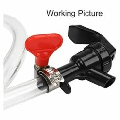 DECKON Robinet De Pique-nique En Plastique Robinet De Bière Robinet De Bière Robinet De Distributeur De Liquide Déconnecte Le Robinet De Seau D'embouteillage De Fût De Robinet Noir Pour Homebrew -Recuperation de pluie Magasin 54457816 3