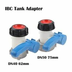 TINOR Vanne Papillon De Rechange Pour Cuve IBC Jusqu’à 1000 L Ou Réservoir De Chasse D'eau, Avec Adaptateur Pour Bride DN40 (62 mm, Aluminium) -Recuperation de pluie Magasin 55018674 5