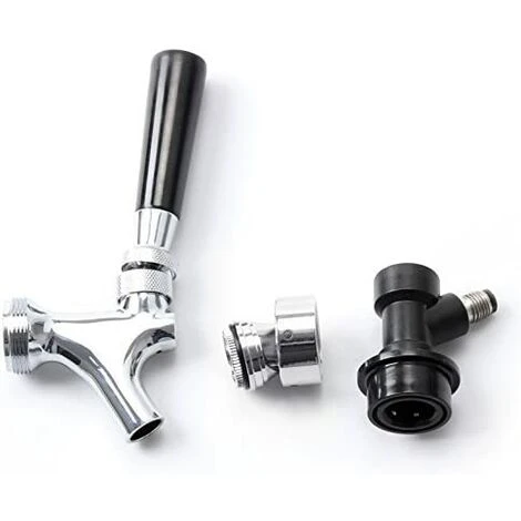 ZHUOXUAN Robinet De Remplacement Pour Distributeur De Boissons En Acier Inoxydable Pour Baril Fait Maison, Vin Fermenté, Distributeur De Jus De Boisson (robinet Avec Serrure à Bille) 7 ZHUOXUAN Robinet De Remplacement Pour Distributeur De Boissons En Acier Inoxydable Pour Baril Fait Maison, Vin Fermenté, Distributeur De Jus De Boisson (robinet Avec Serrure à Bille) – Image 5