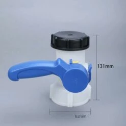 Vanne Papillon Avec écrou Flottant En Aluminium DN40 Pour Cuve 1000 Litres IBC，60mm，Starlight -Recuperation de pluie Magasin 55490647 3