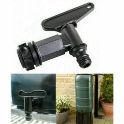 Robinet Pour Récupérateur D'eau Avec Raccord Connecteur De GodetConnecteur De Baril En PlastiqueConnecteur De Baril De Tonne IBCAccessoires De Baril De Tonne -Macaron -Recuperation de pluie Magasin 55568354 5