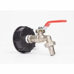 ENLENK Robinet Cuve 1000L Robinet Recuperateur Eau De Pluie, Adaptateur De Réservoir D'eau IBC 1/2" Double Robinet Recuperateur Eau De Pluie,Robinet En Laiton Fabriqué En PP Filetage Gros 60 Mm (3pcs) -Recuperation de pluie Magasin 55768688 3