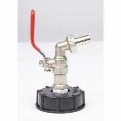 ENLENK Robinet Cuve 1000L Robinet Recuperateur Eau De Pluie, Adaptateur De Réservoir D'eau IBC 1/2" Double Robinet Recuperateur Eau De Pluie,Robinet En Laiton Fabriqué En PP Filetage Gros 60 Mm (3pcs) -Recuperation de pluie Magasin 55768688 4