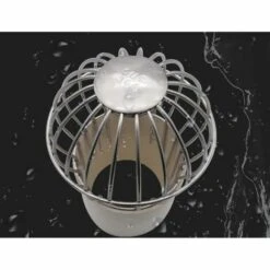Filtres Pour Gouttière, Fuite GouttièRe Garde Filtre, La Protection Des Ballons En Fil De Fer Pour Tuyau De Gouttière Arrête Le Blocage Des Feuilles De Boue De Mousse,1 Pcs，Fontainebleau -Recuperation de pluie Magasin 55792263 4