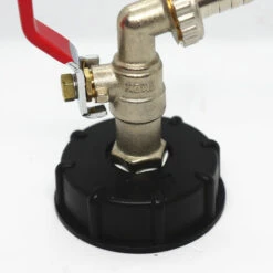 Adaptateur IBC 1000, Adaptateur De Réservoir IBC Adaptateur De Réservoir S60X6 Pour Robinet De Jardin En Laiton 1,27 Cm Raccord De Tuyau D'huile Carburant, 1 Pcs，Fontainebleau -Recuperation de pluie Magasin 55792264 4