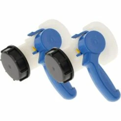 MONLY Vanne Papillon En PP Avec Adaptateur D'écrou De 62 Mm Pour Une Installation Facile Pour Les Réservoirs IBC De 1000 Litres (2 Pièces) -Recuperation de pluie Magasin 56075037 3