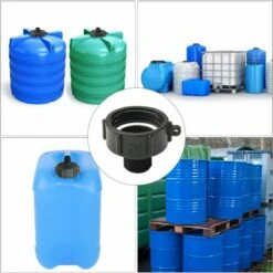 Fei Yu Adaptateur IBC S60 Connexion à Vis Pour Réservoir D'eau IBC 2 Pouces Par 1 Pouces -Recuperation de pluie Magasin 56414155 5