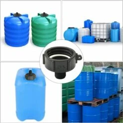 Fei Yu Adaptateur IBC S60 Connexion à Vis Pour Réservoir D'eau IBC 2 Pouces Par 3/4 Pouces -Recuperation de pluie Magasin 56414156 5