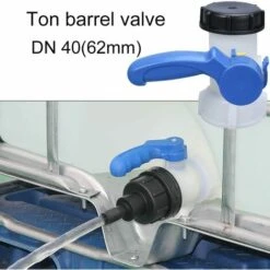 FR-LIFE Ruolin Adaptateur De Réservoir D'eau IBC,BR-Vie Robinet Cuve IBC Adaptateur Universel DN40 62 Mm Pour Robinet De Vidange, Citerne De Pluie, Bidon 11 FR-LIFE Ruolin Adaptateur De Réservoir D'eau IBC,BR-Vie Robinet Cuve IBC Adaptateur Universel DN40 62 Mm Pour Robinet De Vidange, Citerne De Pluie, Bidon -Recuperation de pluie Magasin 56487719 5