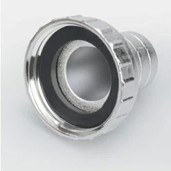 GUAZHUNIFR Robinet Cuve 1000L Robinet Recuperateur Eau De Pluie, Adaptateur De Réservoir D'eau IBC 1/2" Double Robinet Recuperateur Eau De Pluie,Robinet En Matériau En Alliage Fabriqué En PP Filetage Gros.Gu.B/bon -Recuperation de pluie Magasin 57213065 3