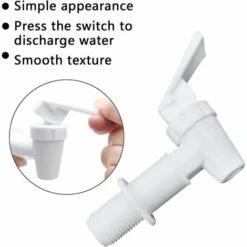 DECKON Plastique Robinet,Robinet De Tonneau, Distributeur De Boissons,pour Homebrew Barrel Fermenter Vin Bière Distributeur De Jus De Boisson Spigot(6 Pieces) -Recuperation de pluie Magasin 57241659 3