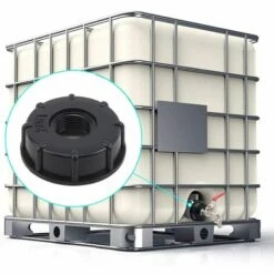 GRID COOL 3 Pièces De Barils Chimiques De 1000 Litres, Barils D'urée, Joints De Baril De Tonne IBC, Accessoires De Baril De Tonne, Joints En Plastique, Fil Intérieur à 6 Points (3/4 Pouce) -Recuperation de pluie Magasin 58348889 3